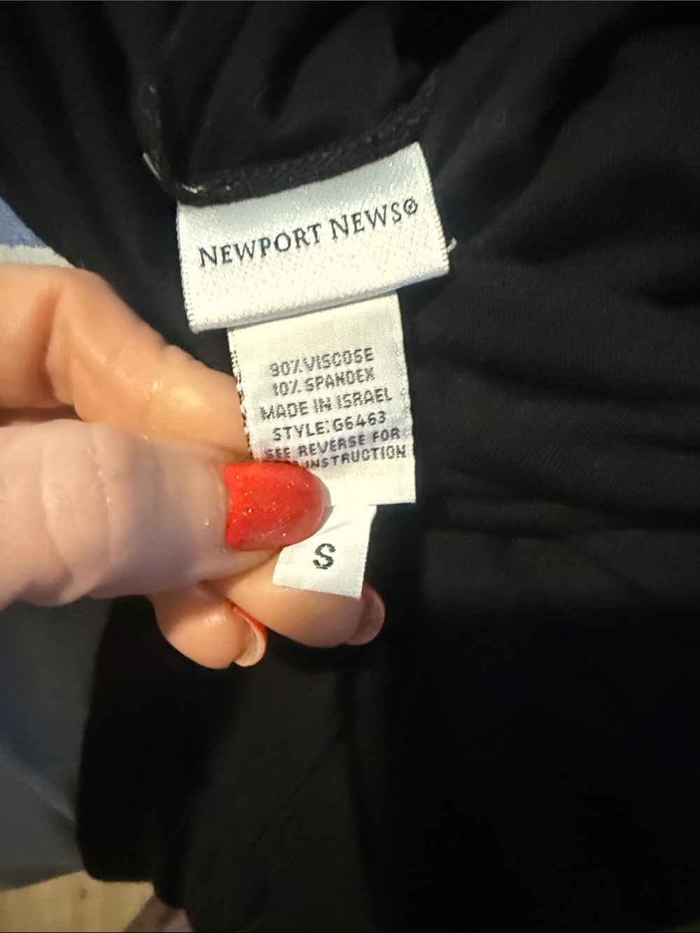 Newport News Black Strapless Wide-Leg Jumpsuit - Picture 3 of 3